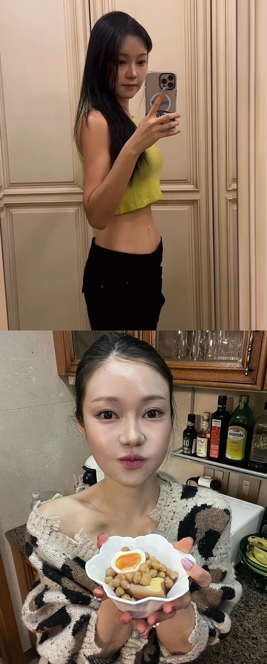 '유상무♥' 김연지, 3개월 10kg 감량 비법 공개 "쿠키 한입도 NO…