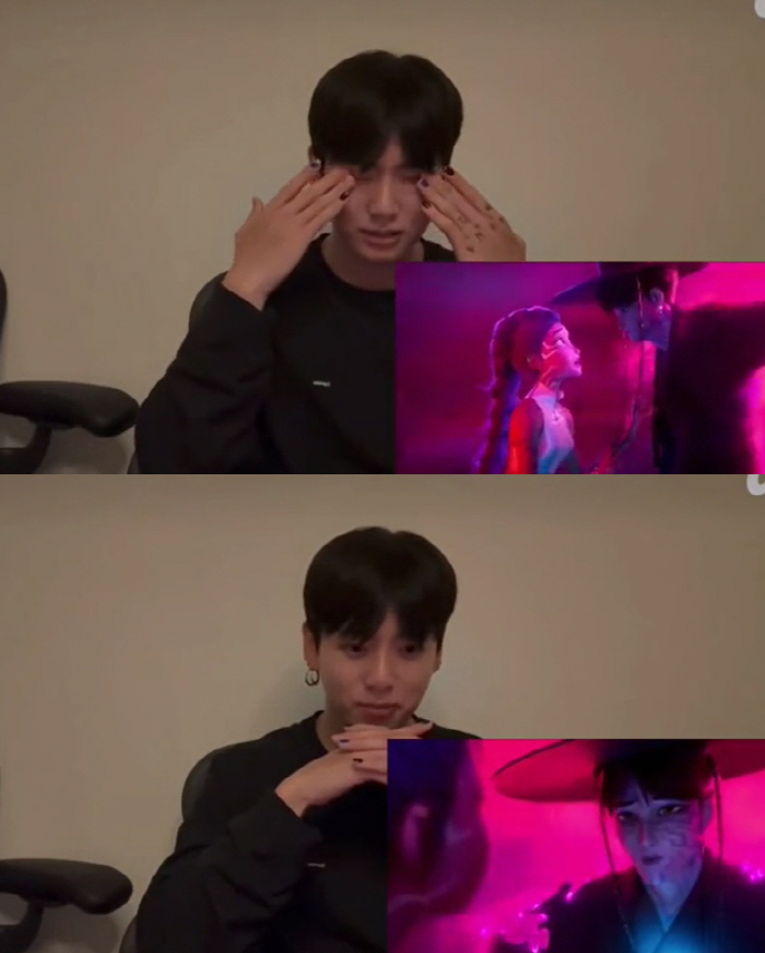 “바보야” BTS 정국, 라방 중 결국 눈물 “너무 슬프고 벅차 올라”