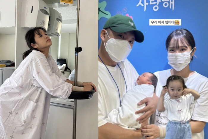 헤이지니, 둘째 출산 5일만에 수척..훗배앓이 통증 속 조리원 입성