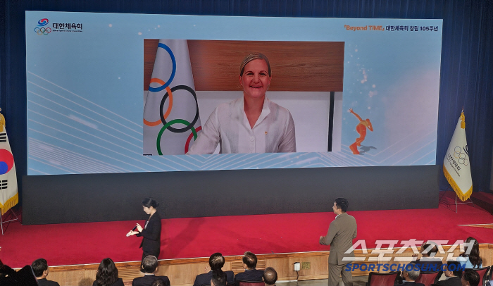 "대한체육회105주년 축하합니다!" 커번트리IOC위원장의 깜짝등장-실시간…