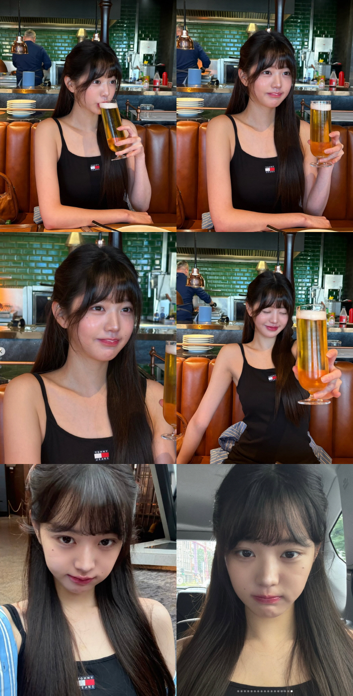 장원영, 네일도 속눈썹도 ‘OFF’..독일서 자유로운 '민낯 활보'