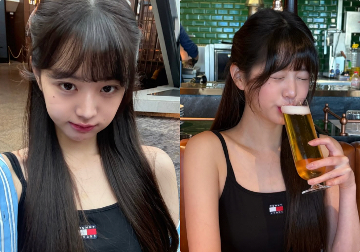 장원영, 네일도 속눈썹도 ‘OFF’..독일서 자유로운 '민낯 활보'