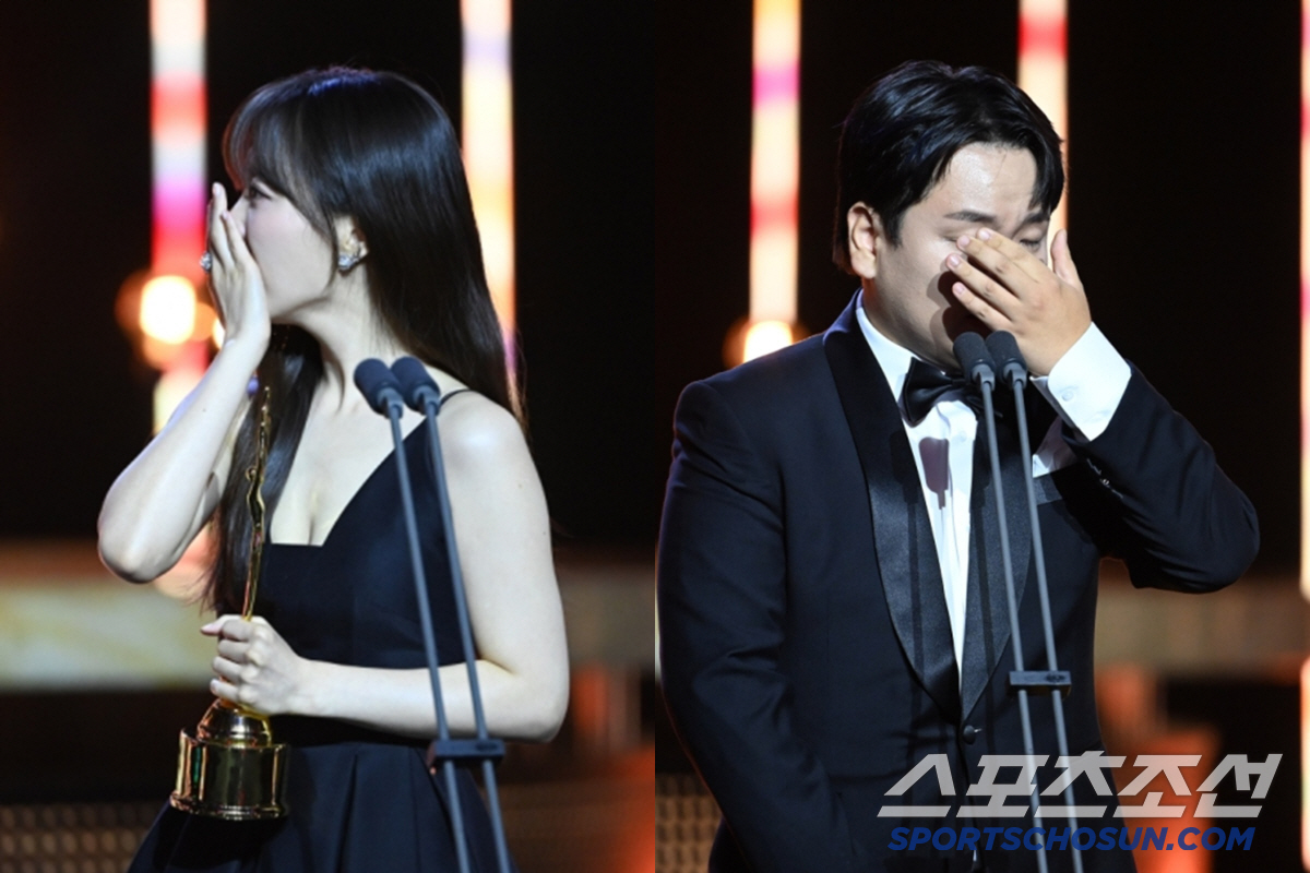 [제4회 BSA] 송혜교 소감에 눈물, 신동엽 위트에 환호…'청룡' 빛낸…