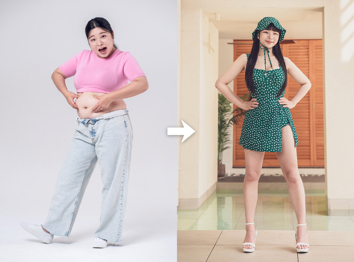 신혜선, 21kg 빼고 가슴성형까지.."수영복이 나한테 맞다니!" 감격