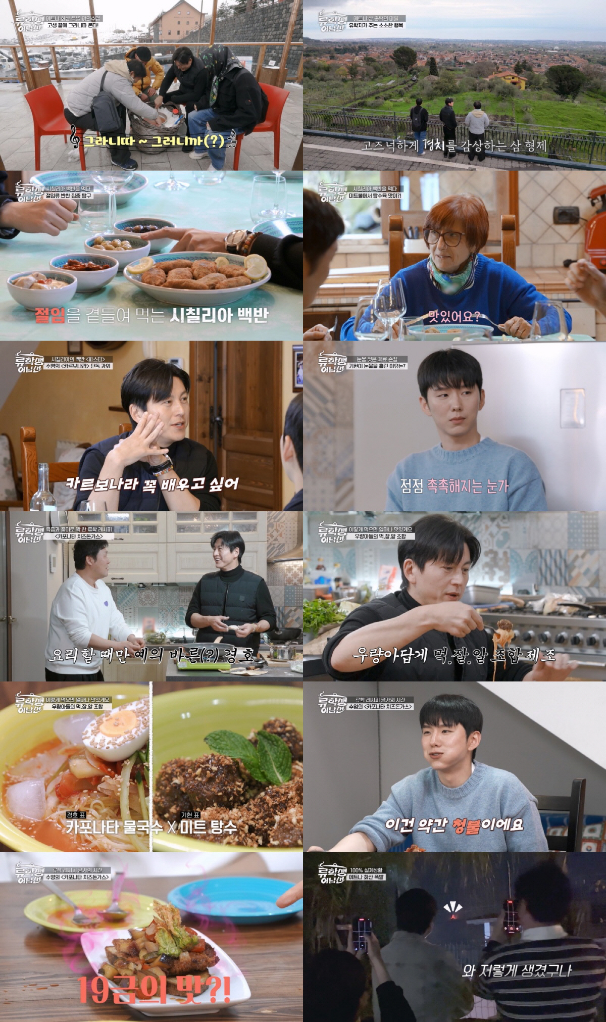 류수영, 이탈리아서 긴급상황..에트나 화산 폭발 '초긴장'(류학생 어남선…