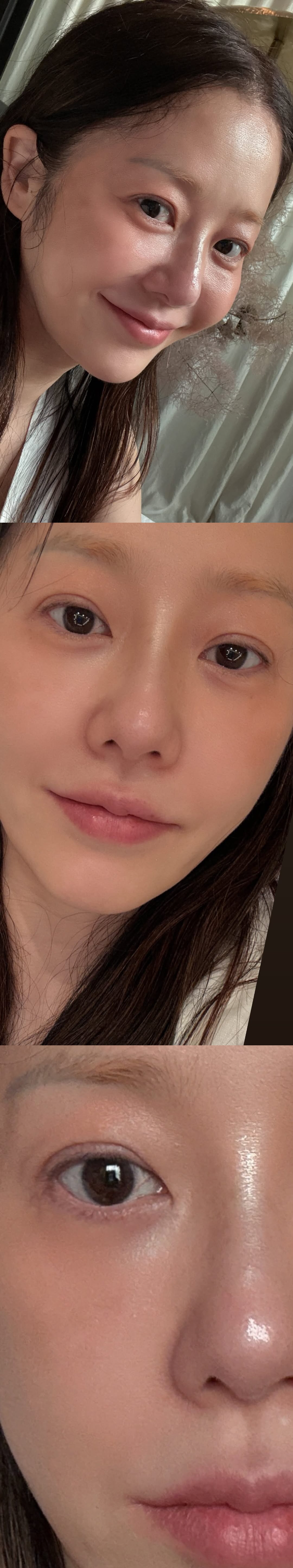 고현정, 너무 가까운 거 아니에요? 모공까지 보이는 초근접 민낯샷