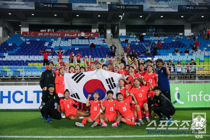 "수원 미라클!투혼의 韓여축,20년만에 해냈다" '지소연X장슬기 골'대만…
