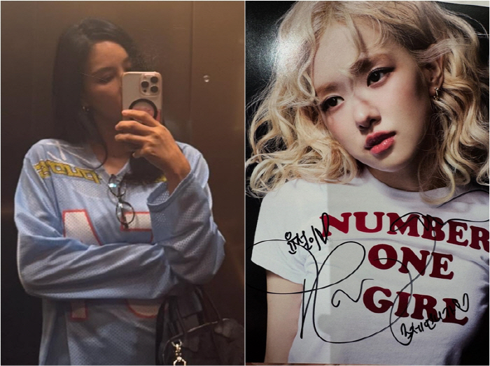 장동건♥고소영 딸도 블링크? 엄마 찬스…로제에 사인 받았다