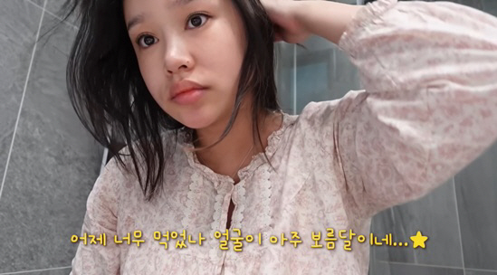 헤이지니, 만삭 먹방 후 67kg 돌파..