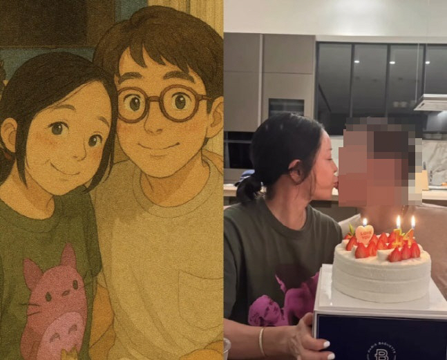 이혜영, '27조 자산가' 남편♥과 입맞춤 셀카 "벌써 결혼 14주년"