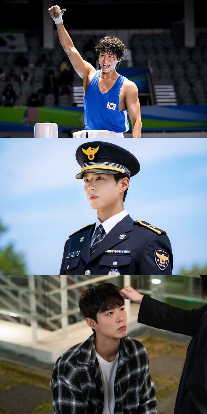 로맨스만? 피투성이 복서→오정세와 혈투..박보검, '굿보이' 그 자체의 연기 확장