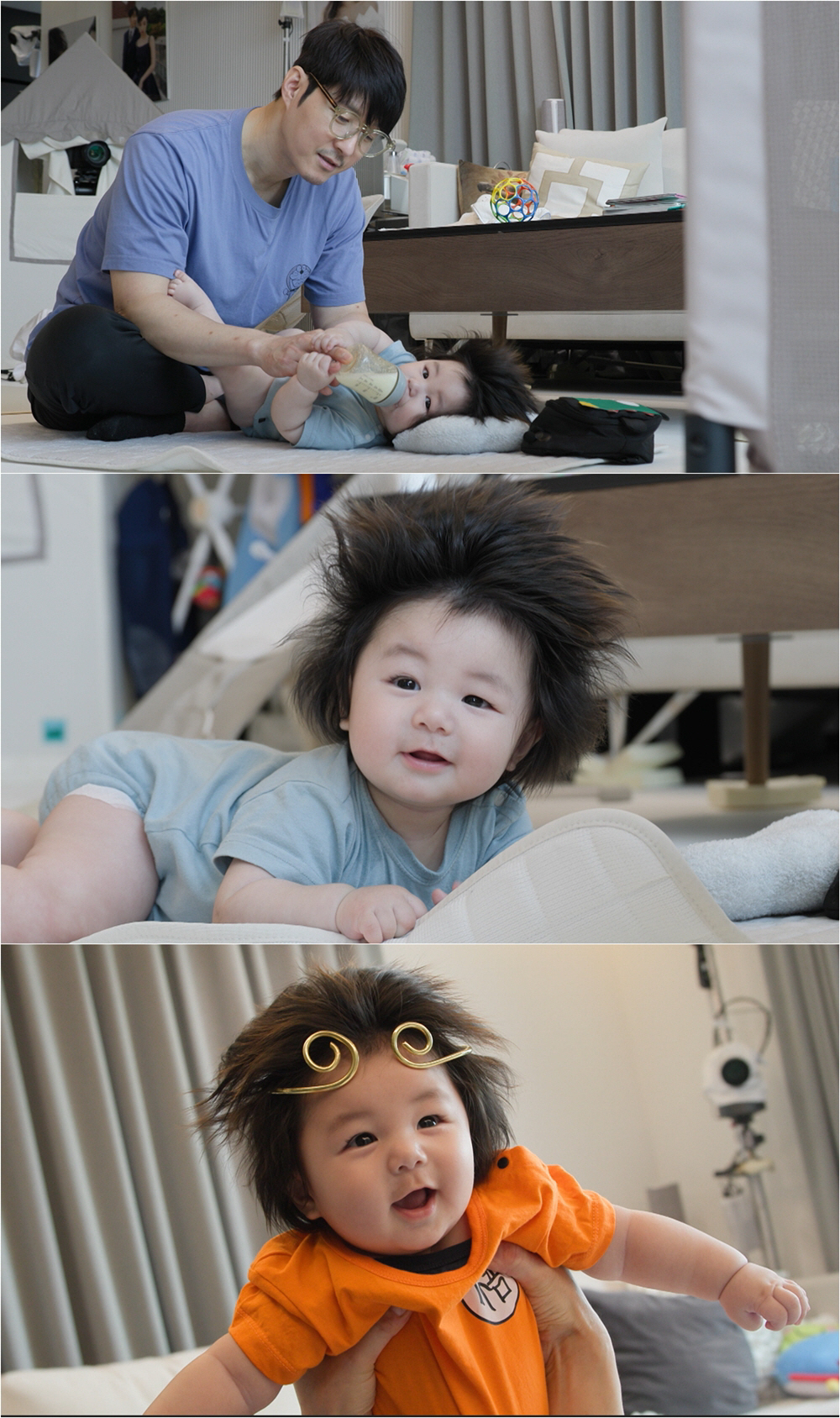 심형탁 164일子, '사자갈기' 머리숱+'9.9kg' 자이언트 베이비의 …