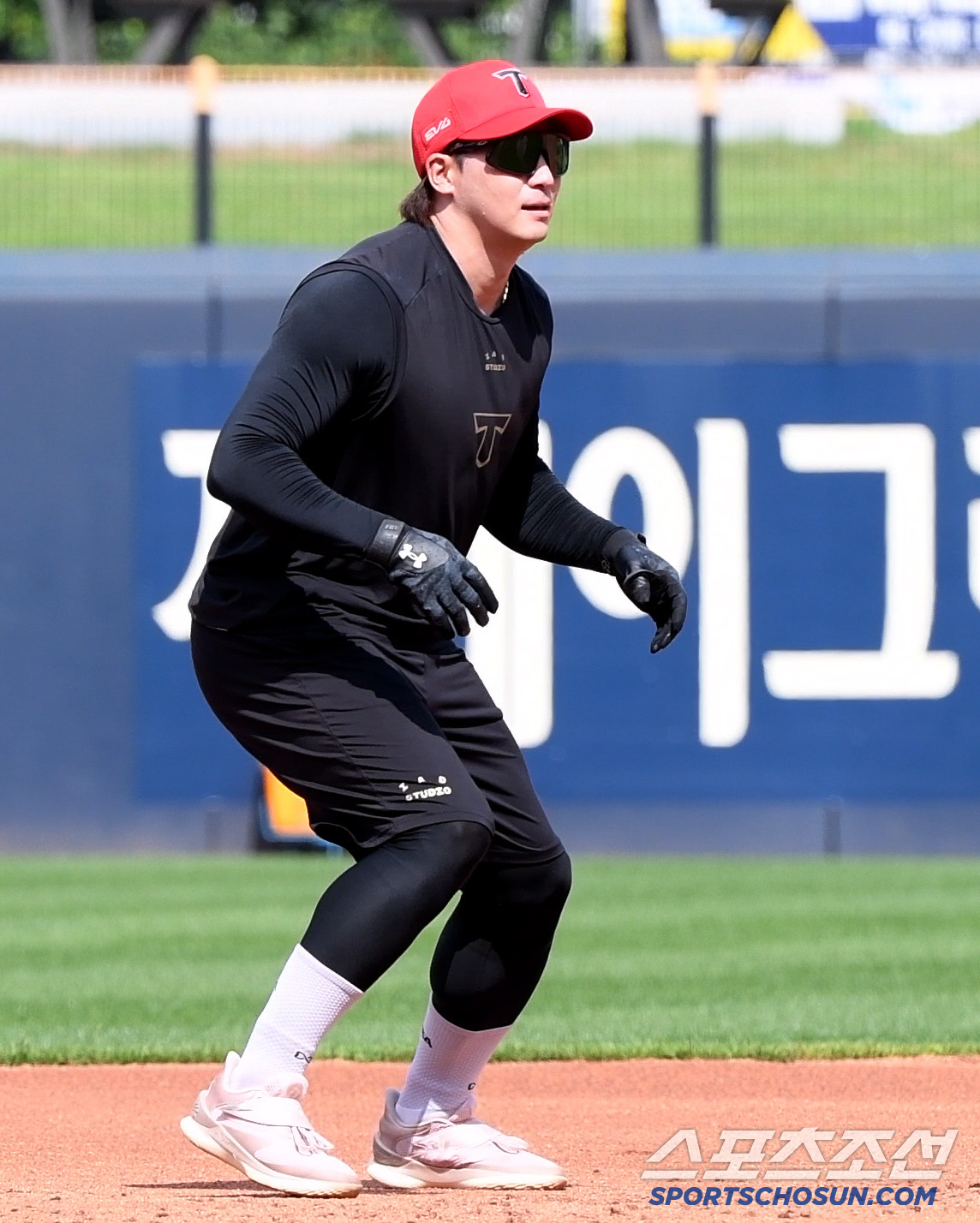 [포토] 뛰는 나성범 '종아리 문제 없어!'