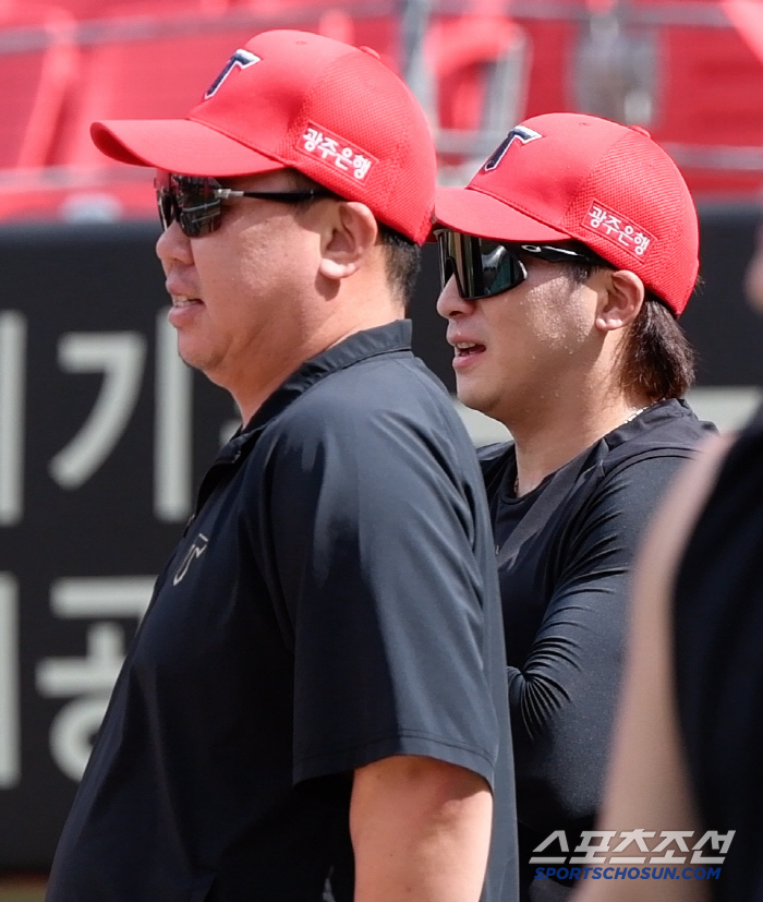 "살벌" 외국인도 공포, 광주 역대급 폭우에 KIA 나섰다…수해 복구 성…
