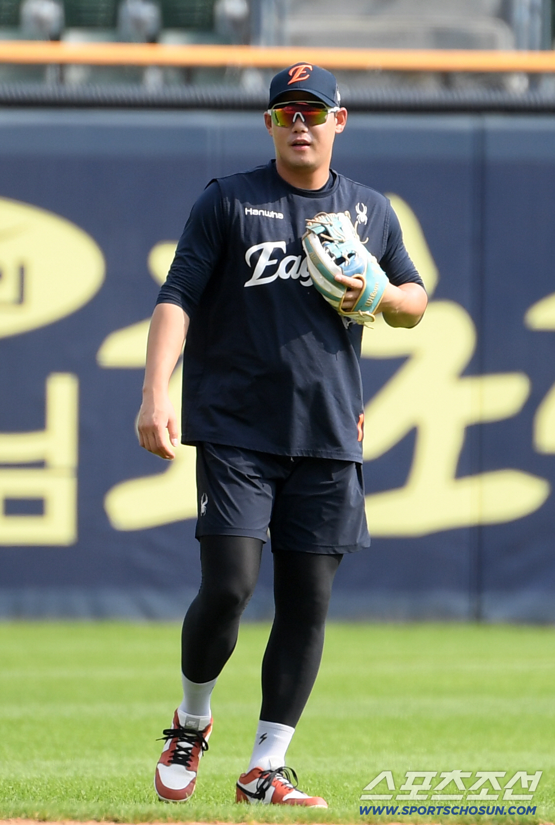 [포토] 하주석 '수비 훈련'