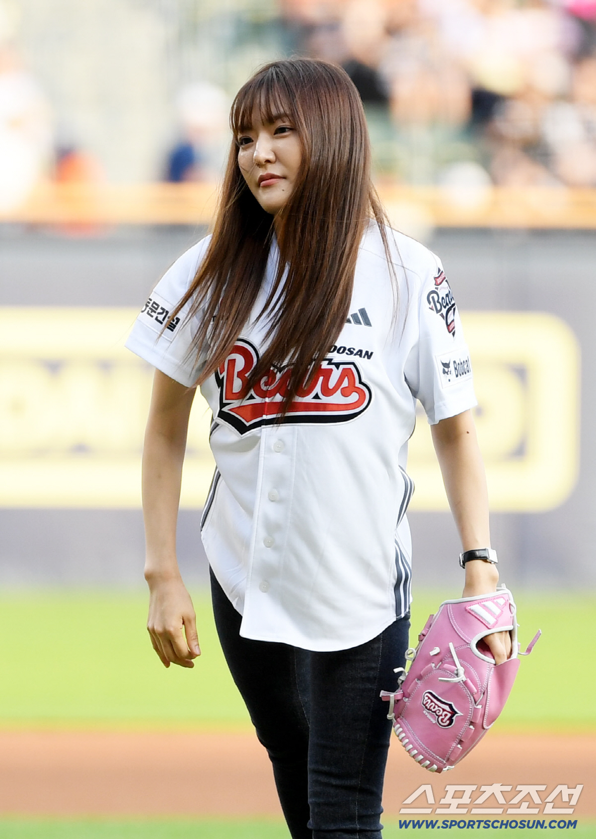 [포토] 박은영 셰프 '두산 승리 요정 도전'