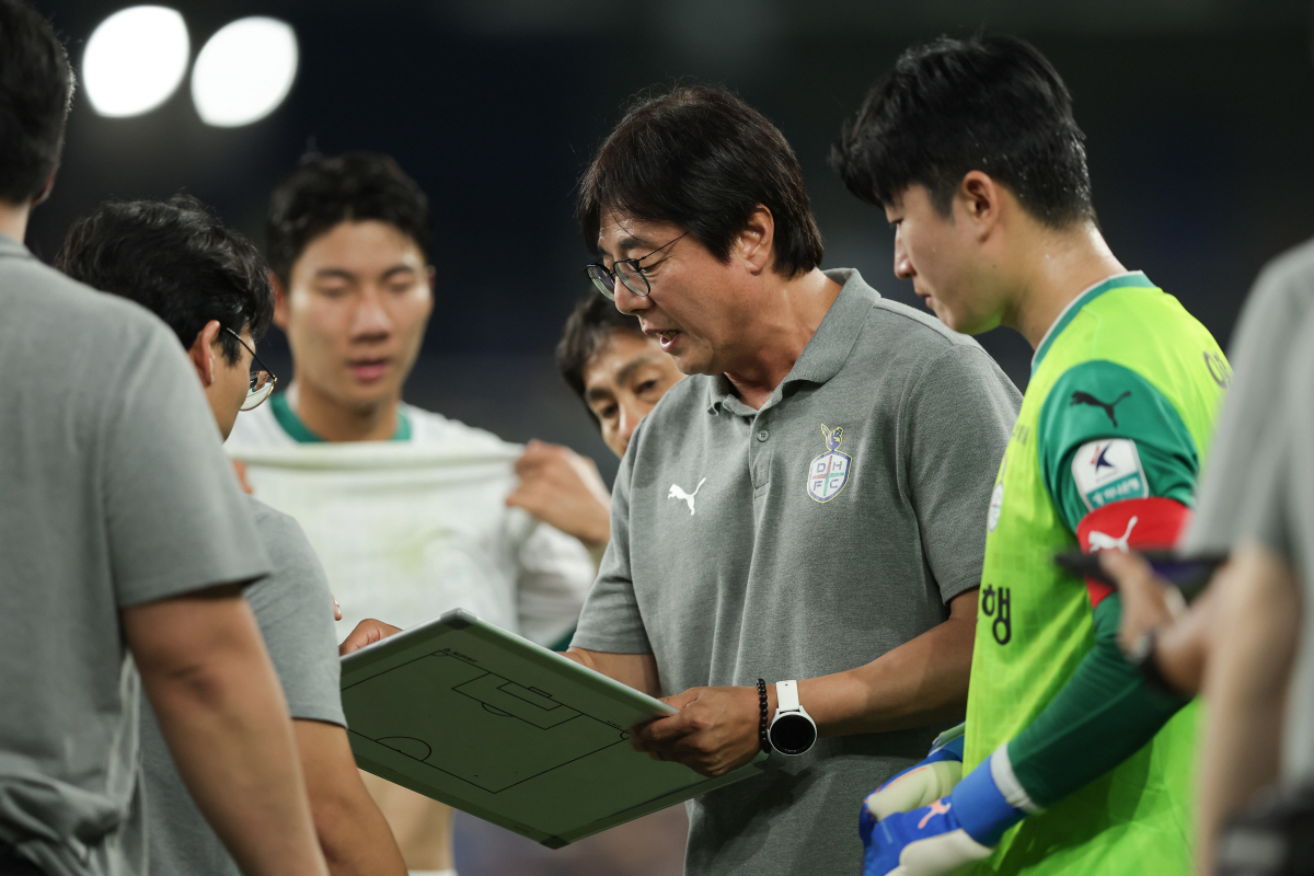 [현장인터뷰]말컹 낚은 황선홍 대전 감독 "위험해도 인내심 갖고 기다린 …