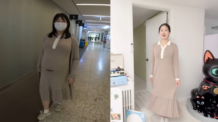 '박수홍♥' 김다예, 90→57kg 감량 '반쪽된 얼굴'..."식단·운동…