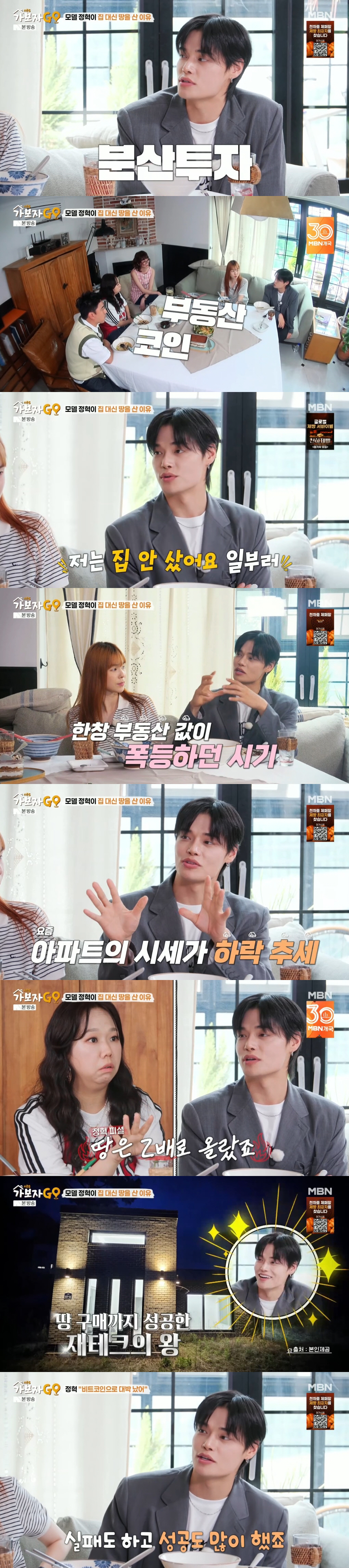 '35세' 정혁, '800만원→10억' 벌었다..재테크 왕 "집 대신 땅…