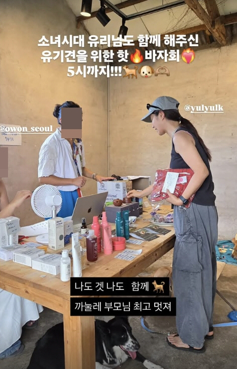 [종합] "폭염도 못 막은♥"…이효리X소녀시대 유리, 유기동물 향한 '선…