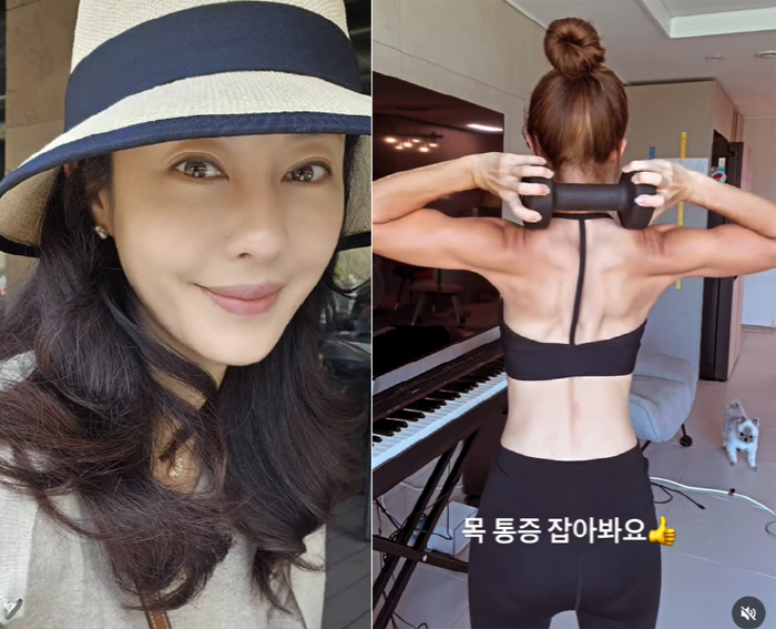 '싱글맘' 이지현, 미용 배우다 디스크 재발…성난 등근육 '감탄'