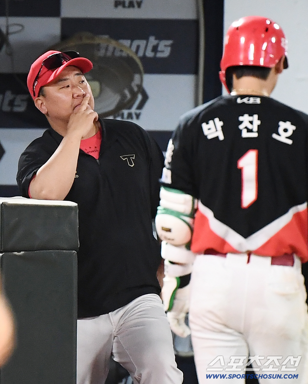 "정신차려!" 5연패 수렁 → 흐름 놓친 박찬호…KIA 대장의 불호령 "…
