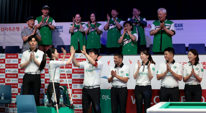 '강팀의 품격' SK렌터카·하나카드, PBA 팀리그 4연승 질주