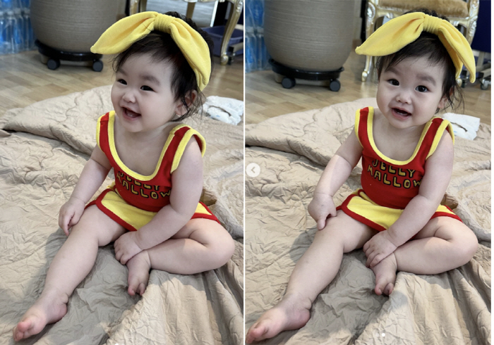 박수홍♥김다예 딸 재이, 수영복도 찰떡! 