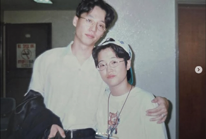 "진짜 결혼한 줄" 유재석·송은이 웨딩 사진…주례는 정준하?