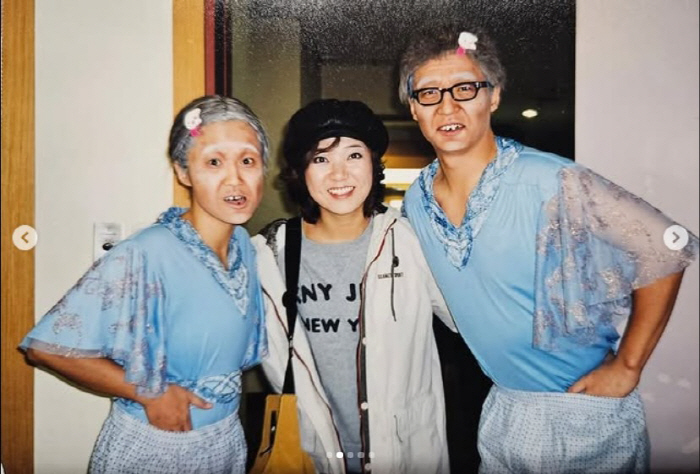 "진짜 결혼한 줄" 유재석·송은이 웨딩 사진…주례는 정준하?