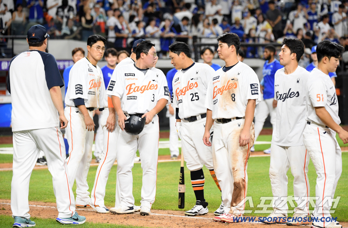 [포토] 한화 '아쉬운 패배'