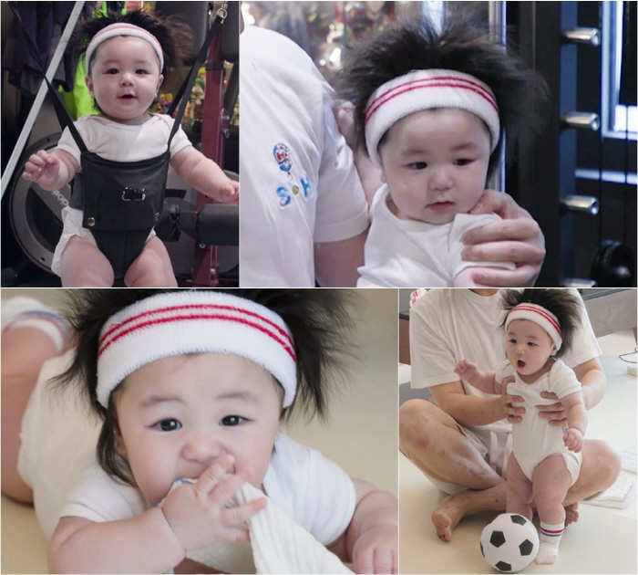 '48세' 심형탁, 소지섭 닮은 子하루 비주얼에 깜짝…헤어밴드만 착용했을…