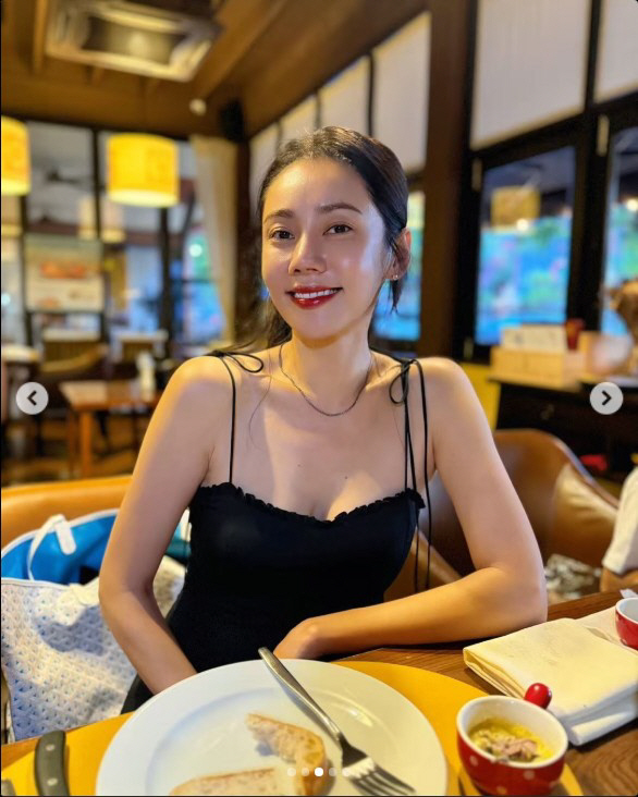 추자현, 노출룩도 우아하게.."우효광♥ 눈 감아"