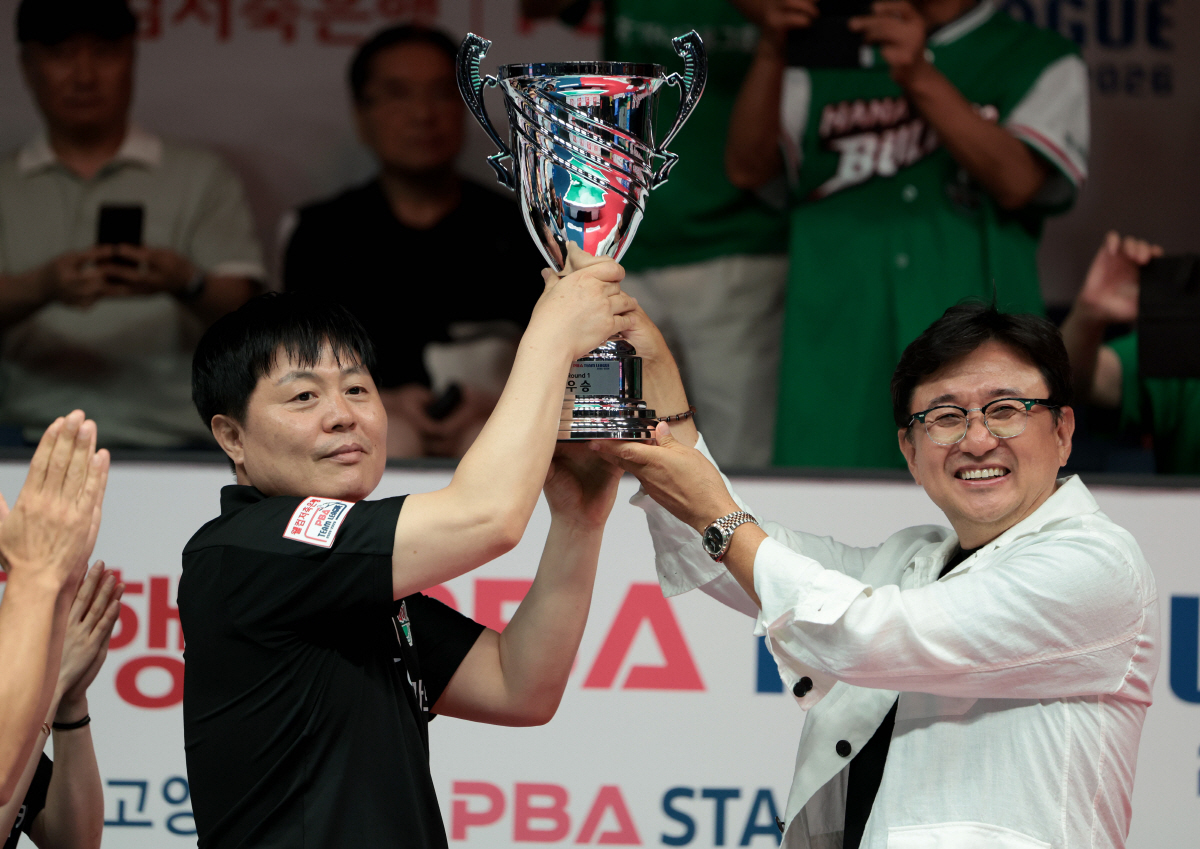 '파죽의 7연승' 하나카드, PBA 팀리그 1R 우승…PS 진출 조기 확…