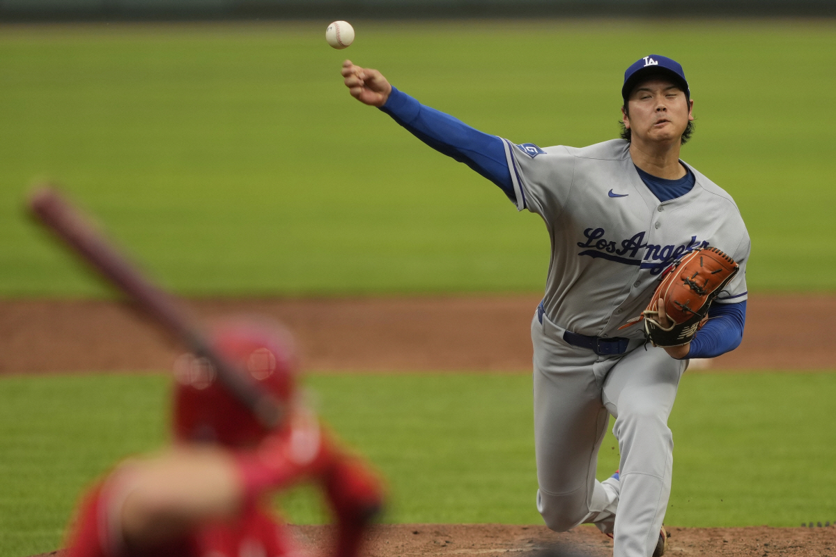 '다저스 비상! 오타니가 이상하다' 7번째 등판에서 갑작스러운 6연속 볼…