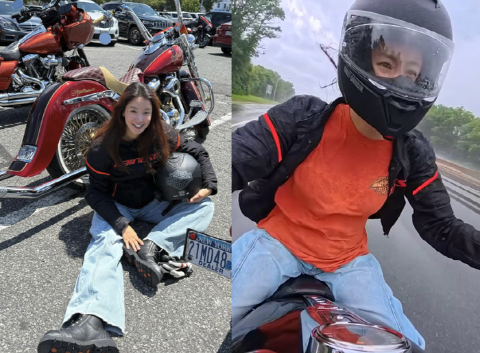 이시영, '비동의 임신' 7개월차 태교=200km 라이딩 투어 "아기 용…