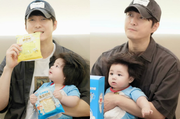 심형탁, 도라에몽 '성덕' 됐다..子 하루와 첫 덕질 