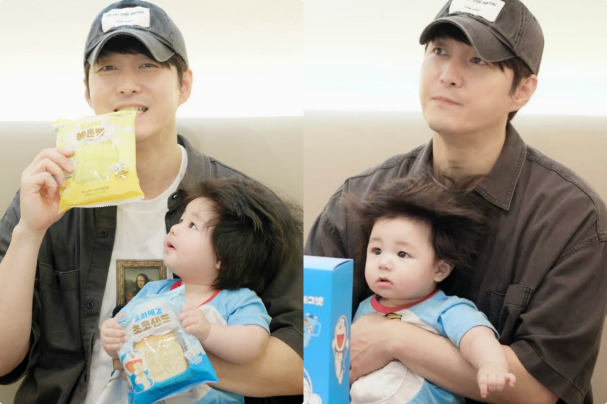 심형탁, 도라에몽 '성덕' 됐다..子 하루와 첫 덕질 "너무 귀여워"