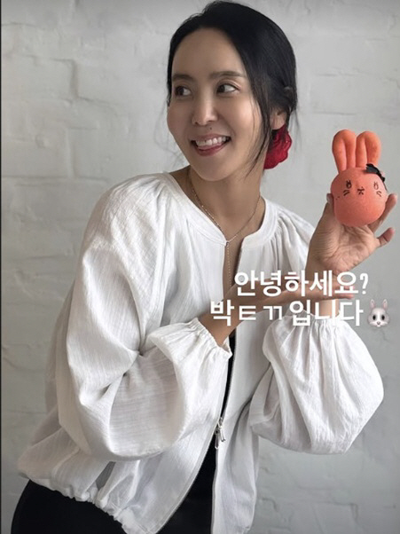 '이혼' 박지윤, 다이어트 후 달라진 얼굴.."턱선 살아났다"