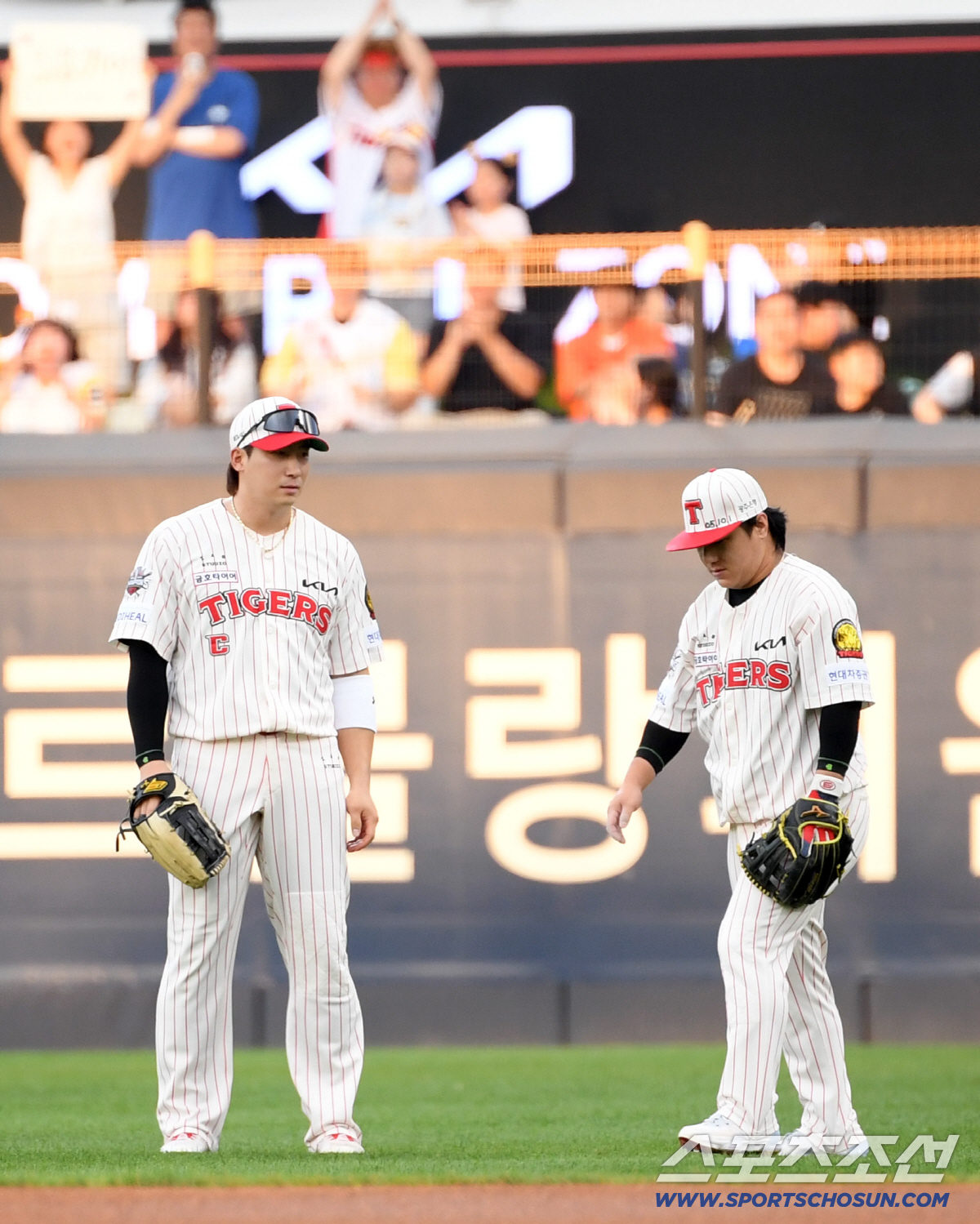 [포토] 나성범-김선빈 '우리가 살아야 팀이 산다
