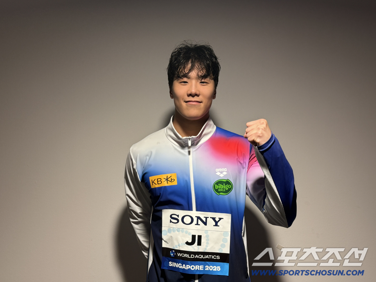 "끝날때까지 끝난게 아냐" 지유찬,자유형50m 스윔오프서 21초66,아시…