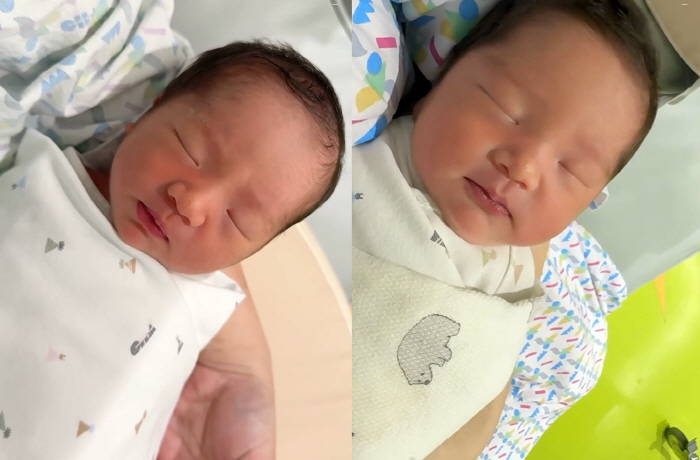 레이디제인♥임현태, 꼭 닮은 25일 된 딸 쌍둥이 "쉽지 않다 쌍둥이 육아"