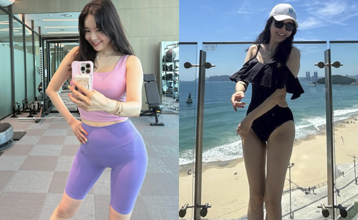 장영란, 23kg 감량 후 '늘씬' 몸매 '핫 뜨거'...레깅스로 '잘록…