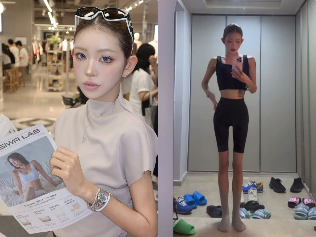 '최진실 딸' 최준희, 96→41kg 완벽한 모델 몸매.."지방 뺀 뼈말…