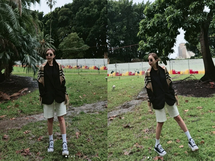 '문원 ♥' 신지, 마음고생 다이어트 했다더니..깡마른 뼈다리 '깜짝'