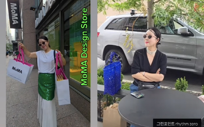 '월세살이 고백' 윤영미, 뉴욕서 사치 쇼핑 "몇달 굶어야 할 판"