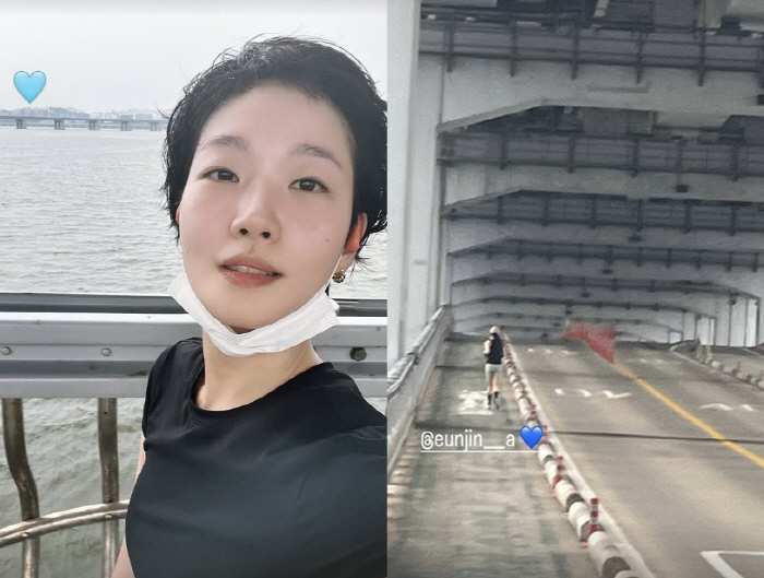 '깡마른' 안은진, '한예종 절친' 김고은과 폭염 속 러닝..땀 뻘뻘 인…