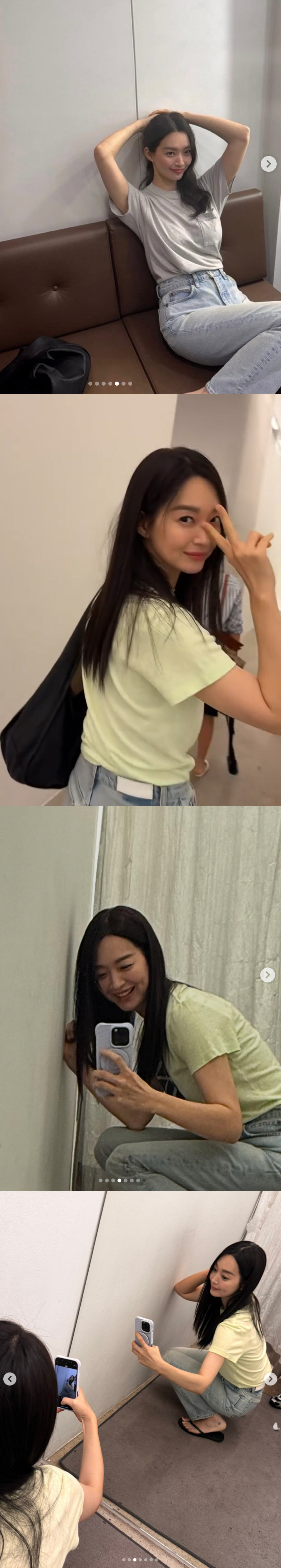 신민아, '여기'에 타투가 있었어?..발가락 신발 벗고 깜짝 공개