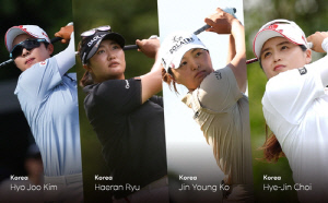 LPGA 국가대항전에 김효주·유해란·고진영·최혜진 출전