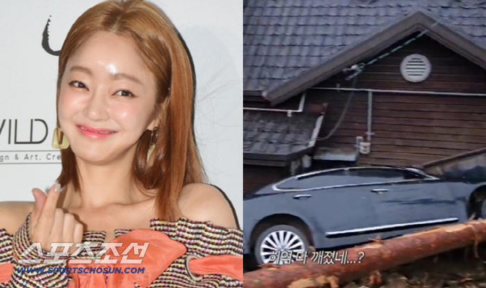 서효림, 폭우 피해에 충격..별장 침수·차량 반파 "미치겠다"